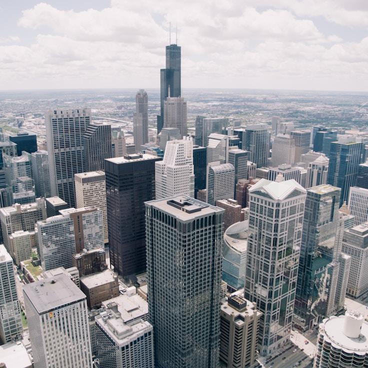 City skyline in Rotterdam, Netherlands